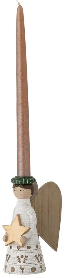 Свещници от полирезин с коледен мотив в комплект от 4 броя Abba - Bloomingville