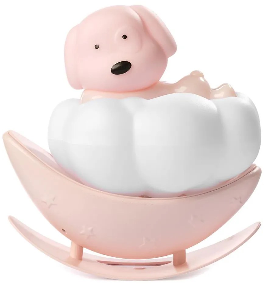 ONLI - LED презареждаема детска нощна лампа NUVOLINA LED/2,5W/5V куче/розово