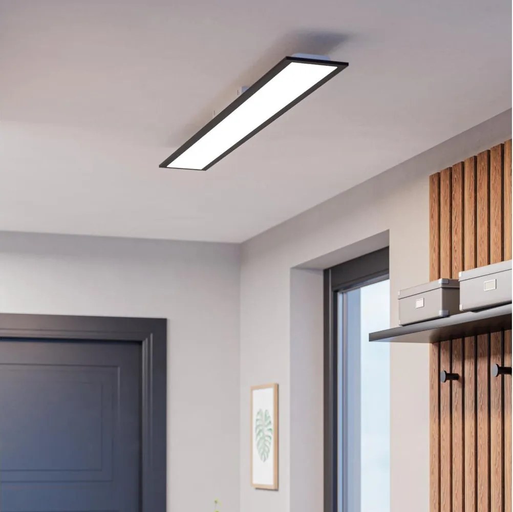 Eglo 901488 - LED повърхностен панел MORADILLO LED/28W/230V 120x15 cm черен