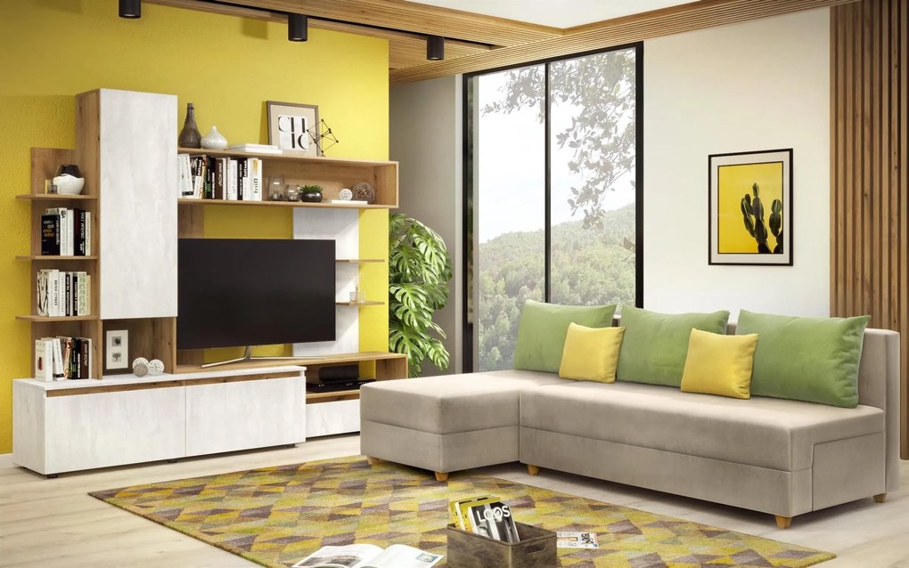 Разтегателен ъглов диван Дафини