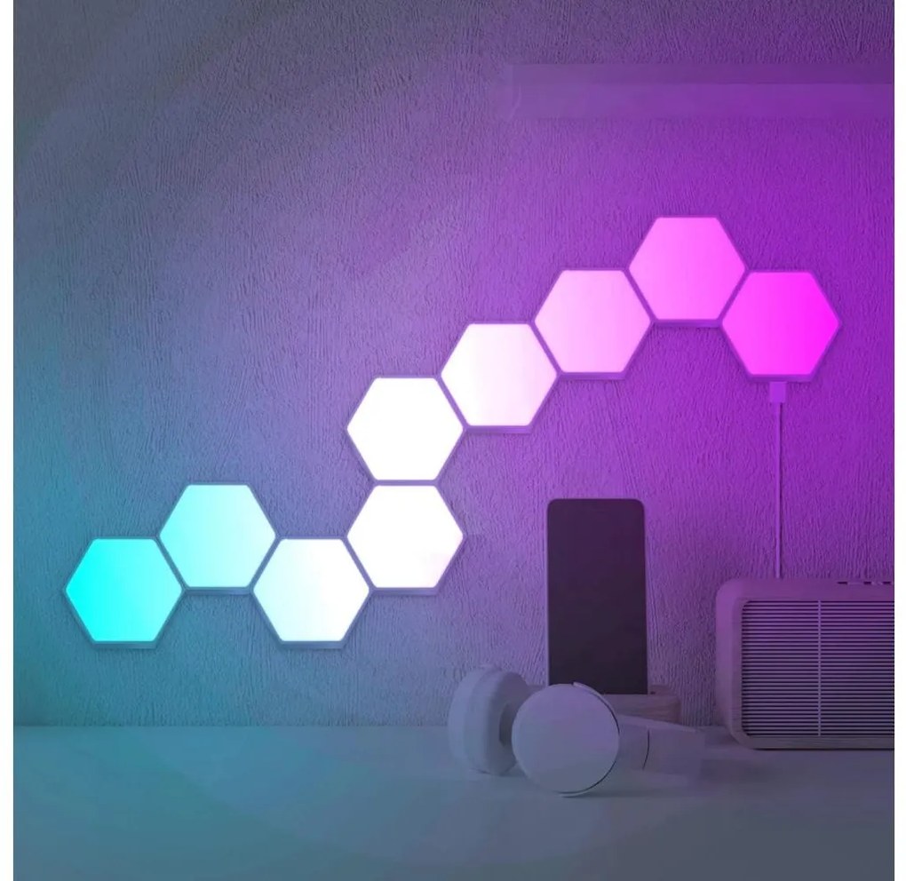 LED RGBW Димируема стенна декоративна лампа MAYA LED/1W/230V + дистанционно управление