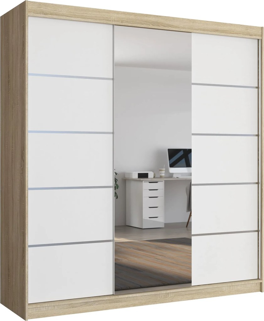 Гардероб Varus 200 Sliding-Fusiko-White