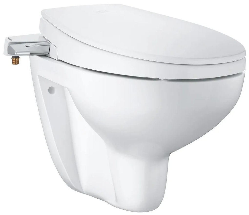 Bau Ceramic Ръчна биде седалка комплект 2-в-1, конзолна