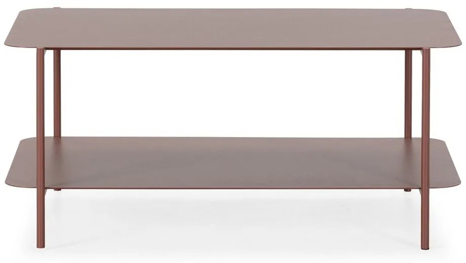 Теракотена метална масичка за кафе 58x90 cm Beatrix – MOME