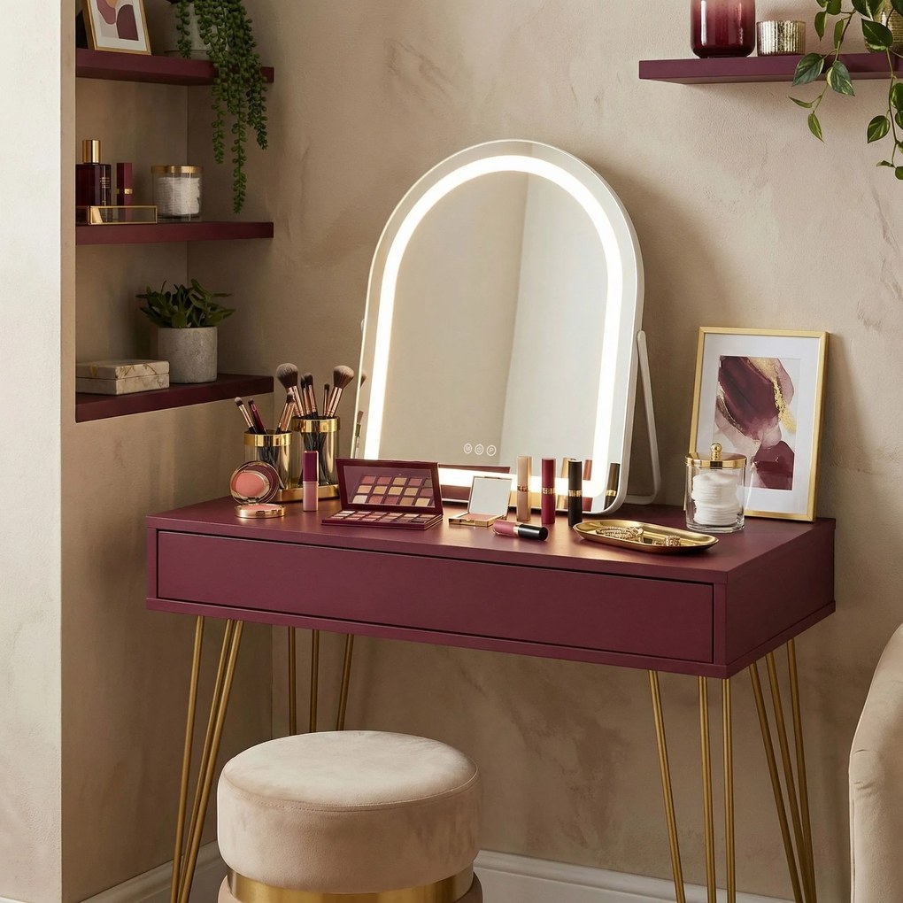 Огледало LED GLAM White 40x45cm