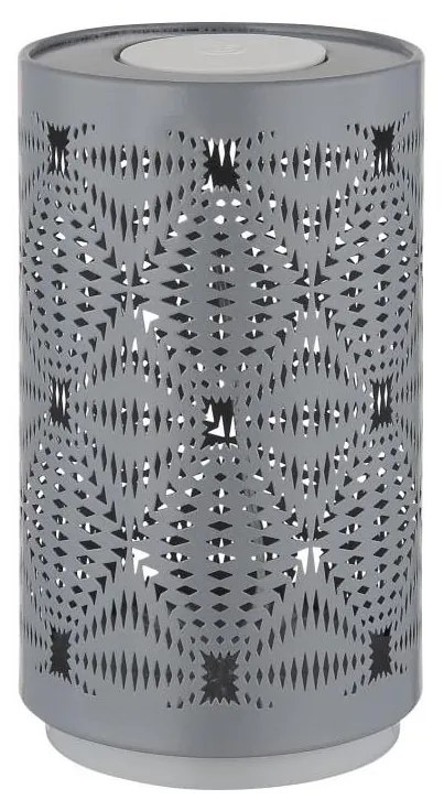 Globo 21018G - LED RGB настолна лампа AMIYAH LED/1W/5V 500 mAh сива