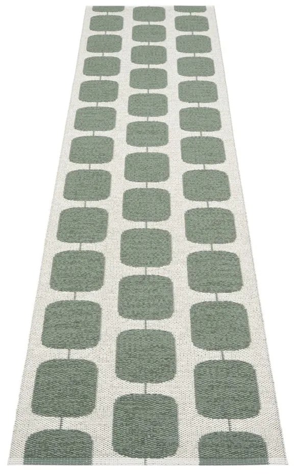 Зелена и кремава пътека за открито и закрито 70x300 cm Sten Army – Pappelina