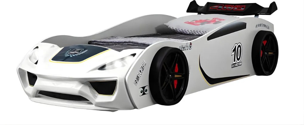 Детско легло кола Vento Eco Sportline-бял