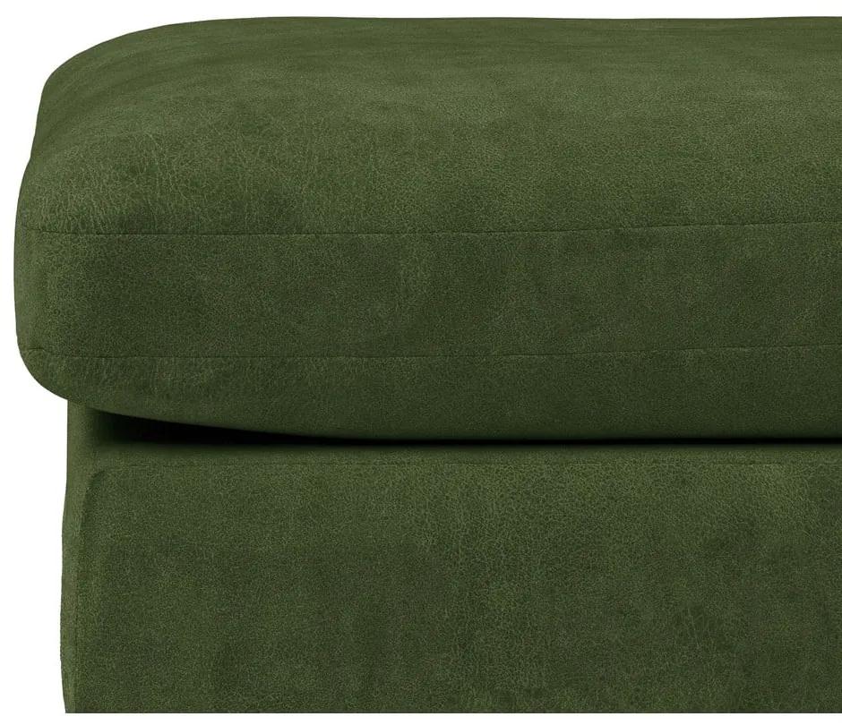 Тъмнозелена текстилна табуретка Comfy - Scandic