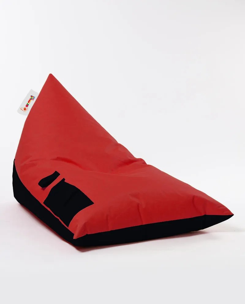 Градински пуф Pyramid Large Double Color Bed Pouf, цвят Червен
Черен