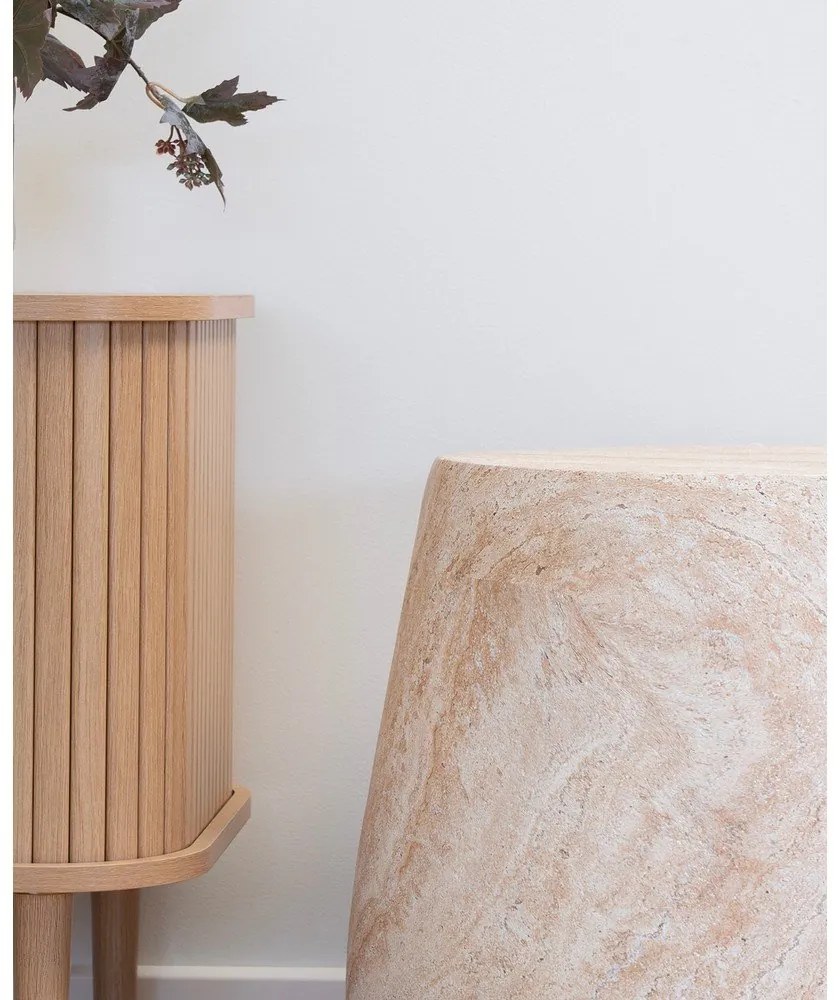 Каменна кръгла градинска масичка ø 47,5 cm Bonn – House Nordic