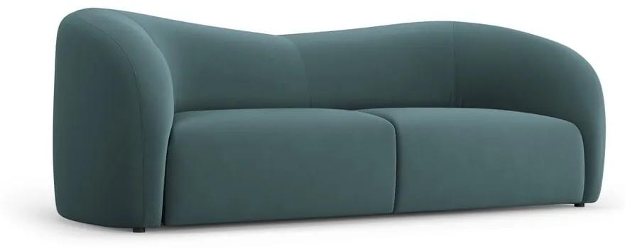 Кадифен диван в петролен цвят 197 cm Santi – Interieurs 86