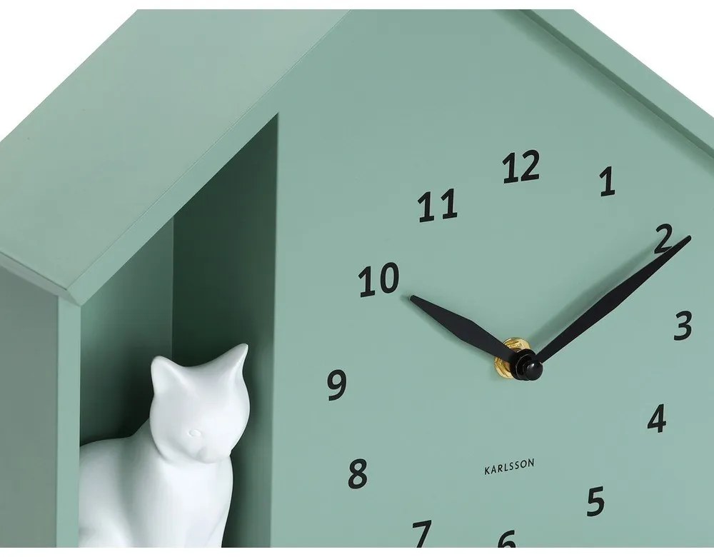 Стенен часовник Sitting Cat – Karlsson