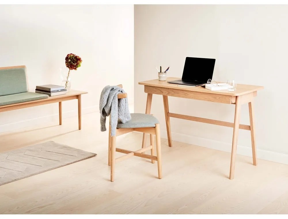 Работна маса с дъбов плот 110x55,5 cm Home - Hammel Furniture