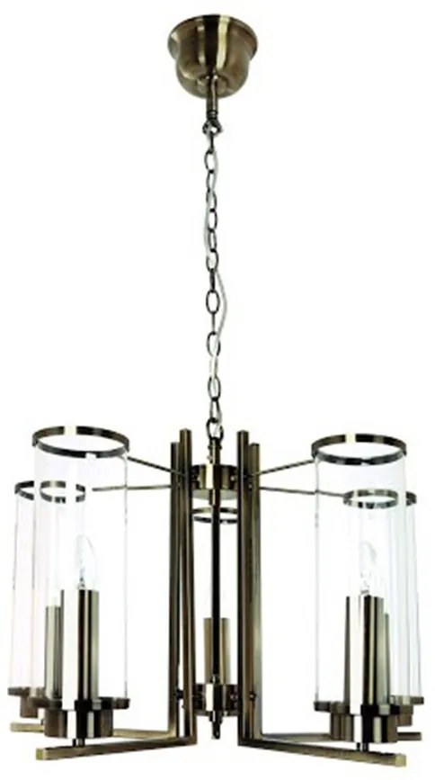 Полилей VERDI 5xE14/40W/230V с верига