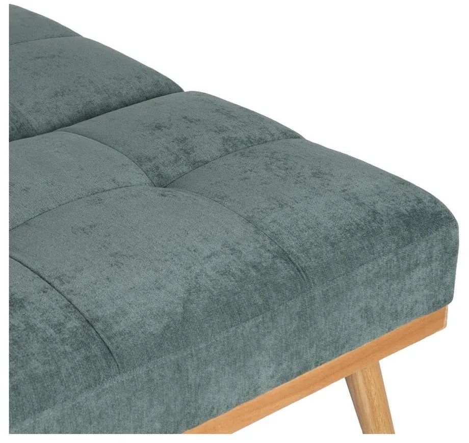 Тюркоазен шенилов разтегателен диван 178 cm – Ixia