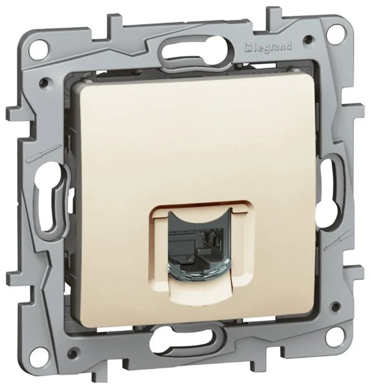Legrand 664873/664673  Розетка RJ45 UTP cat.6 Niloe Крем - 664873