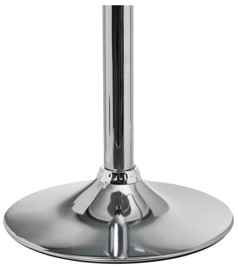 Бели бар столове в комплект от 2 бр. с регулируема височина от имитация на кожа (височина на седалката 56,5 cm) – Casa Selección