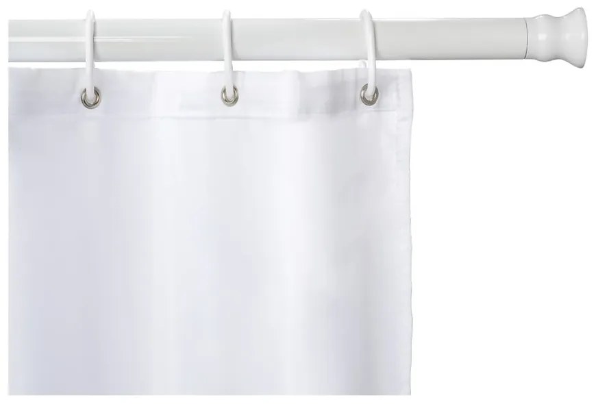Бял прът за душ завеса 110 - 185 cm – Wenko