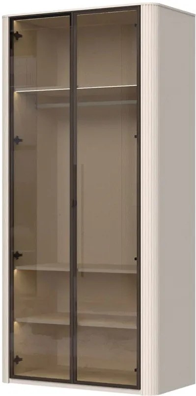 Гардероб Дъчес двукрилен с огледало