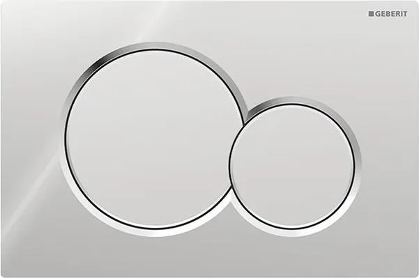 Geberit 115.770.KA.5 - Бутон за промиване Sigma01 Round 24,6x16,4 cm хром