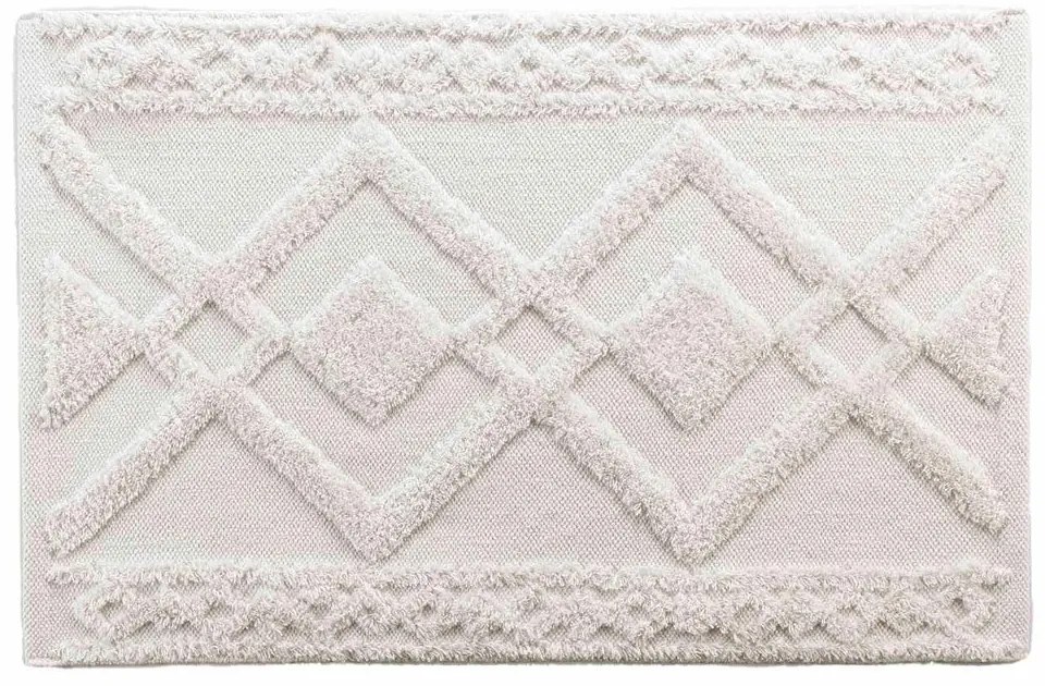 Бял килим за баня 50x80 cm Gladis – douceur d'intérieur