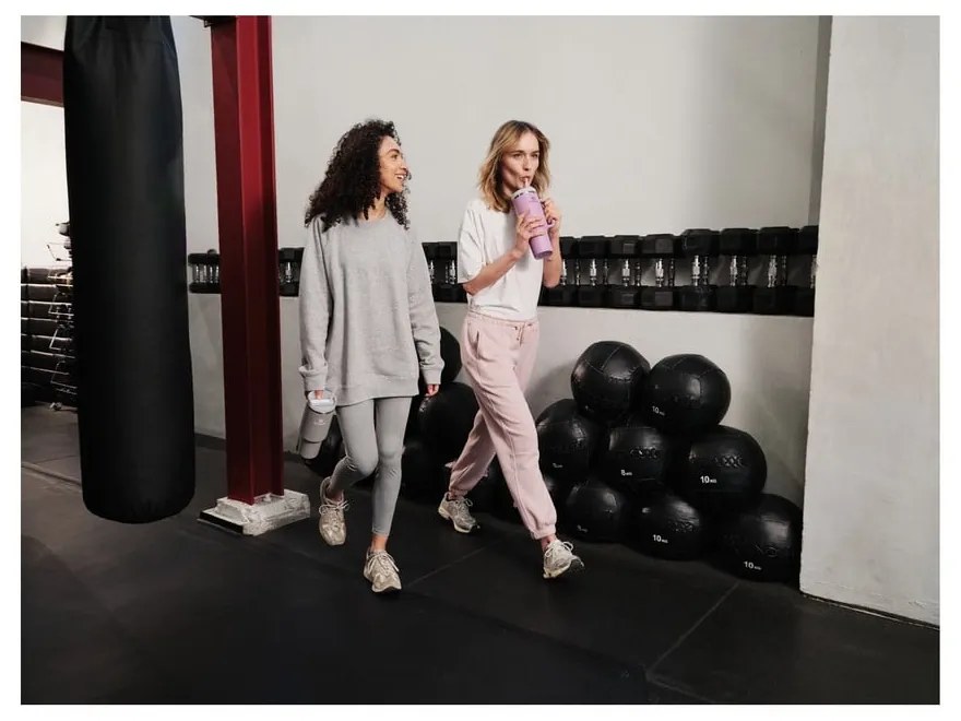 Светлосив термос със сламка от неръждаема стомана 1,18 l Quencher H2.0 FlowState Tumbler Ash – Stanley