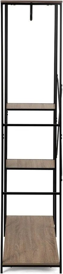 Черен стоманен комплект за коридор 90x170x40 cm Aris – Bonami Essentials