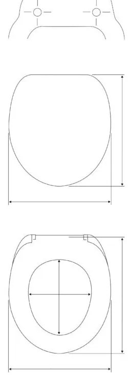 Тоалетна чиния 38 x 41 см Aldeno – Wenko