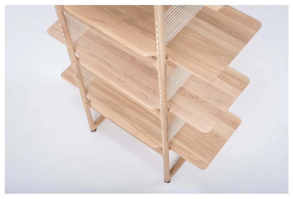 Библиотека за книги от масивна дъбова дървесина , височина 216 см Muse - Gazzda