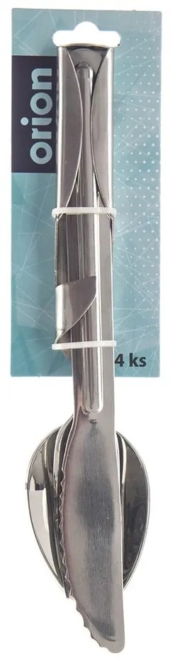 Прибори за хранене от неръждаема стомана в сребрист цвят 4 бр. KEMP – Orion