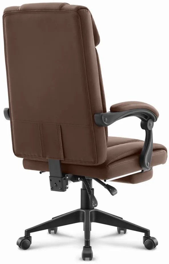 Офис стол HC-1029 BROWN с поставка за крака