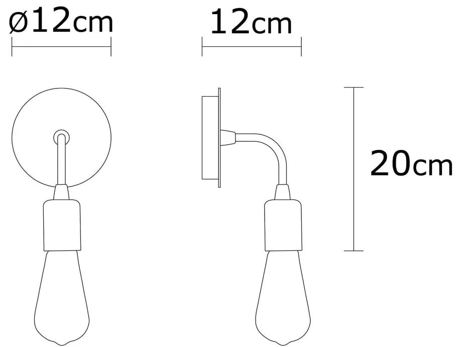 Стенна лампа в златист цвят Harput – Opviq lights