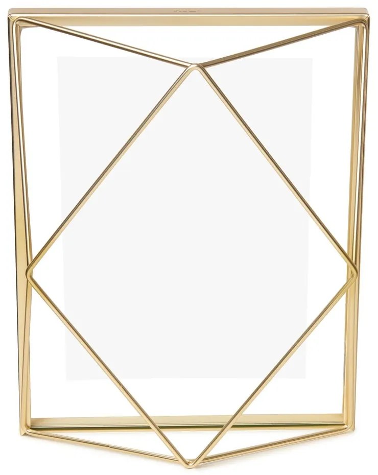 Метална стойка/рамка за стена в златист цвят 18x23 cm Prisma - Umbra