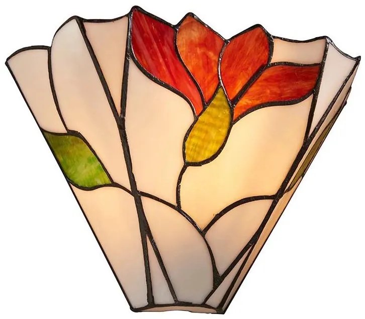 Endon 63964 - Настенно осветително тяло Tiffany BOTANICA 1xE14/40W/230V