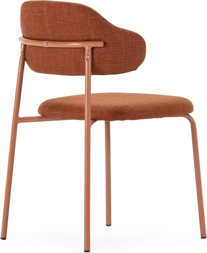 Трапезни столове в комплект от теракотени 4 бр. Adriel – Marckeric