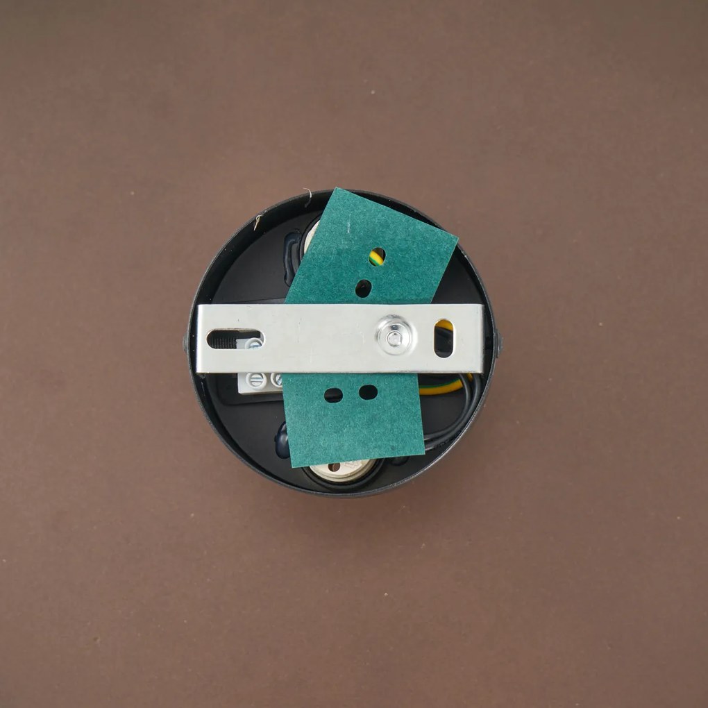 Дизайнерска стенна лампа бронзова органична 32 см 2 светлини - Pulley