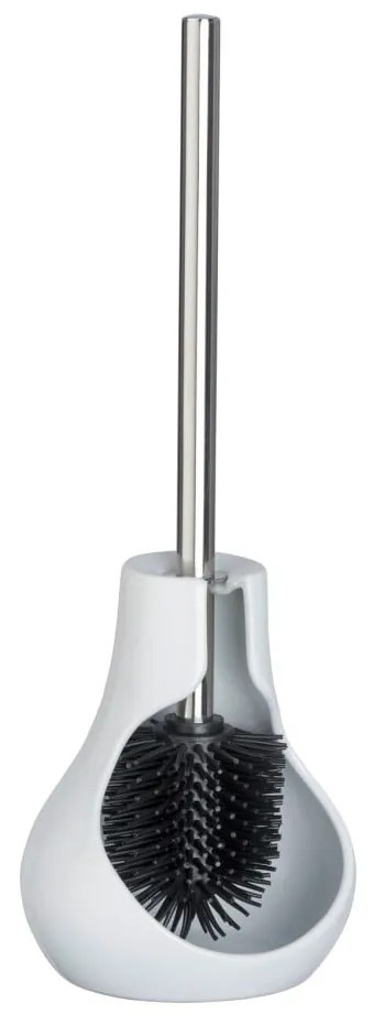 Бяла керамична четка за тоалетна Neo Drop - Wenko