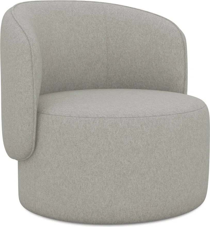 Светлосиво кресло Ipo – Makamii