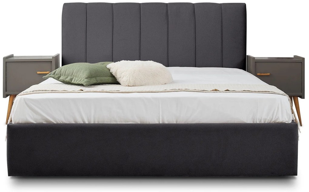 Тапицирано легло New York-Anthraki-150 x 200-Με μηχανισμό ανύψωσης