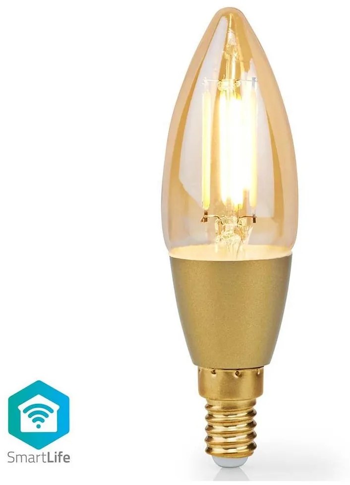 Nedis WIFILRF10C37 - LED Димируема крушка E14/4,9W/230V 1800-3000K Wi-Fi Tuya