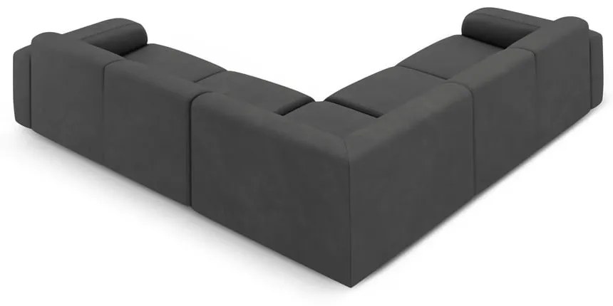 Тъмносив ъглов диван (променлив/L форма) Molino – Micadoni Home