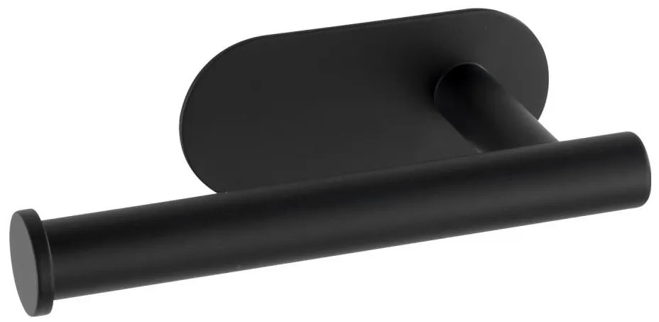 WENKO 24287100-Държач за тоалетна хартия TURBO-LOC OREA BLACK 16x7 cm неръждаема стомана/черен