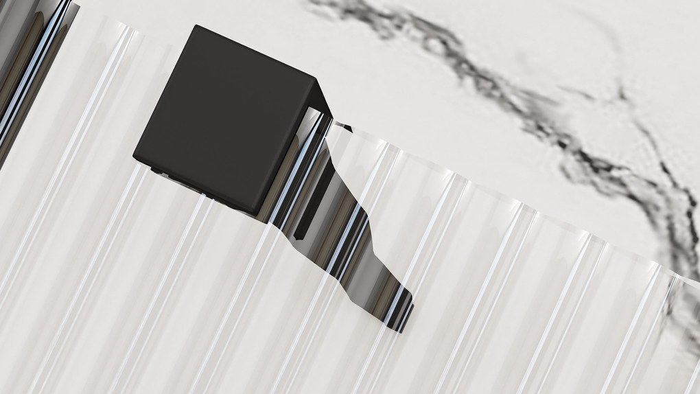 Душ параван Rea Aero Intimo Black Mat 100