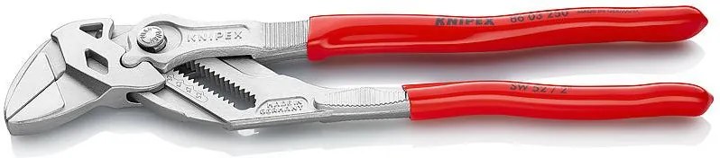 Knipex Клещи раздвижени, хромирани, червена ръкохватка 250мм,  - K8603250