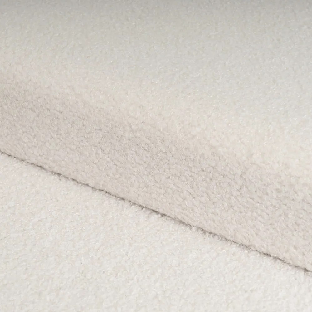 Бяла табуретка от букле Ecru – Casa Selección