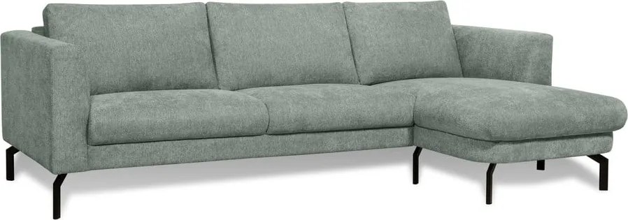 Светлосив ъглов диван (десен ъгъл) Gomero – Scandic