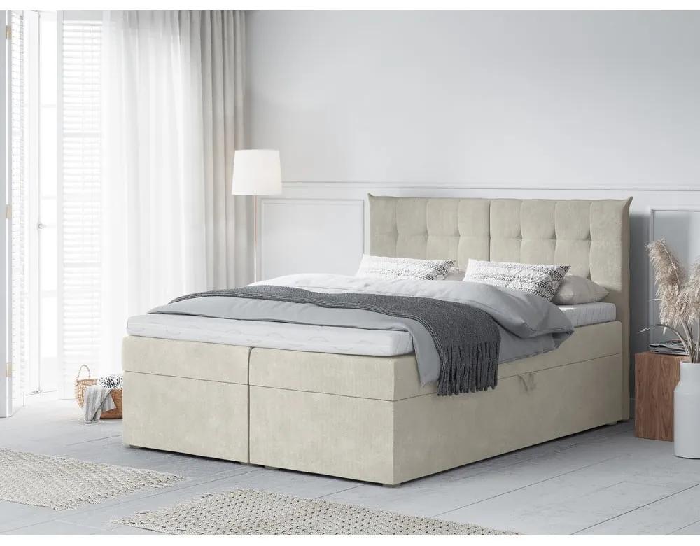 Бежово двойно легло , 200 x 200 cm Echaveria - Mazzini Beds