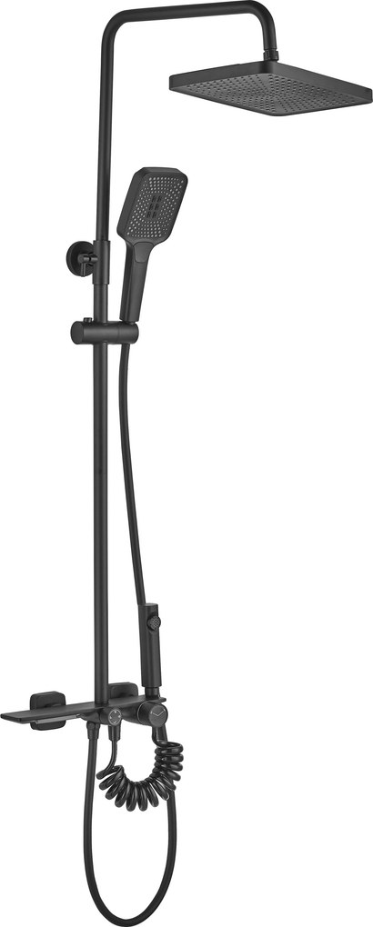 Комплект за душ REA HELIX Black