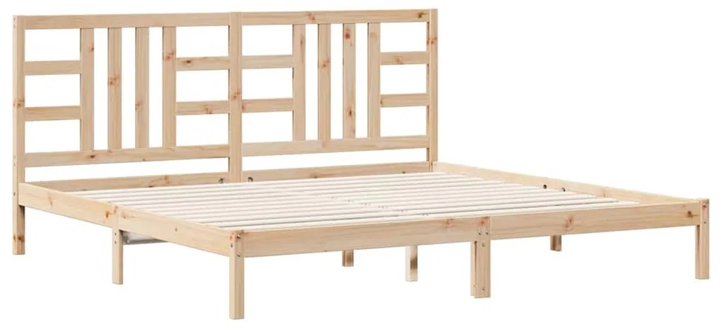 3105425 vidaXL Рамка за легло, дърво масив, 200x200 см